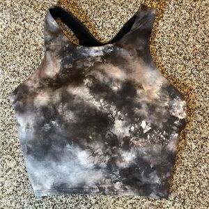 Athleta Tie-Dye Sleeveless Crop Top